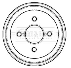 BORG & BECK Piduritrummel BBR7095